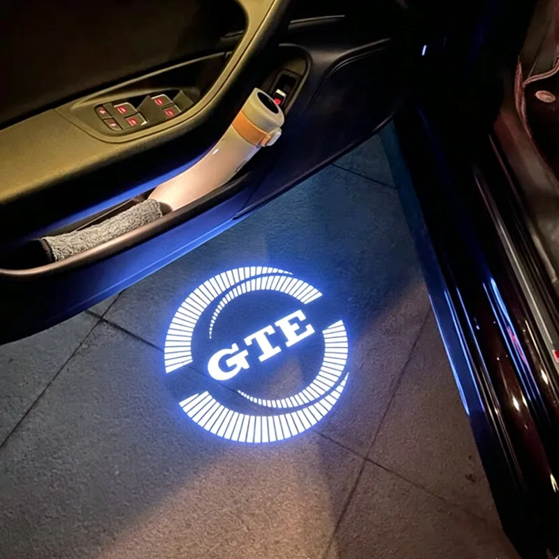 LED Car Door Welcome Warning Light For VW GTE Golf 3 4 Jetta Caddy MK3 Polo Beetle Cabrio Bora Sharan Touran Lavida
