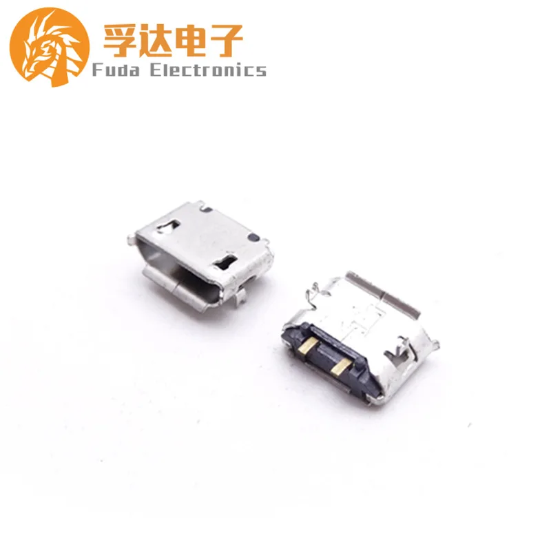 For MICRO female seat 2p micro 2p high current micro2p plug board 6.4 two-pin plug board patch