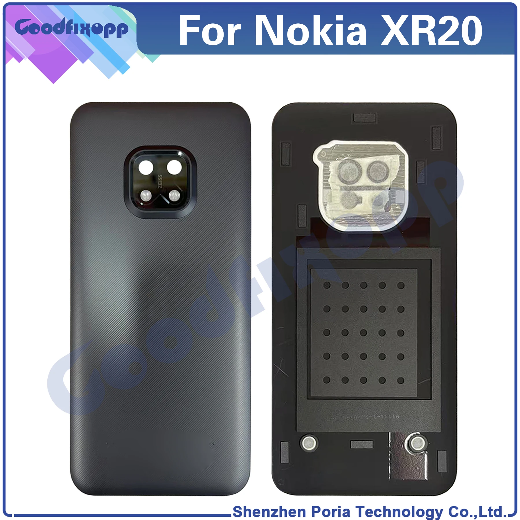 For Nokia XR20 TA-1368 TA-1362 Back Battery Cover Door Housing Rear Case Repair Parts Replacement