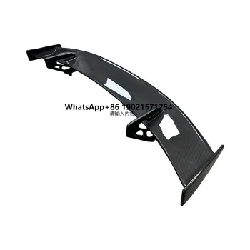 

Carbon Fiber Frp Rear Lip Spoiler Trunk Wings With Bracket for R8 2013-2022 Rear Boot Spoiler Car Styling