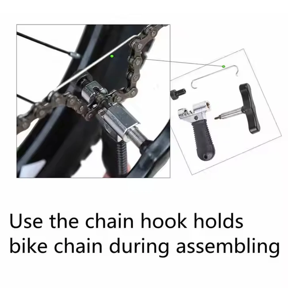 سلسلة دراجات تفكيك سلسلة دراجات أداة القطع سلسلة ارتداء أداة قياس الجمع #6