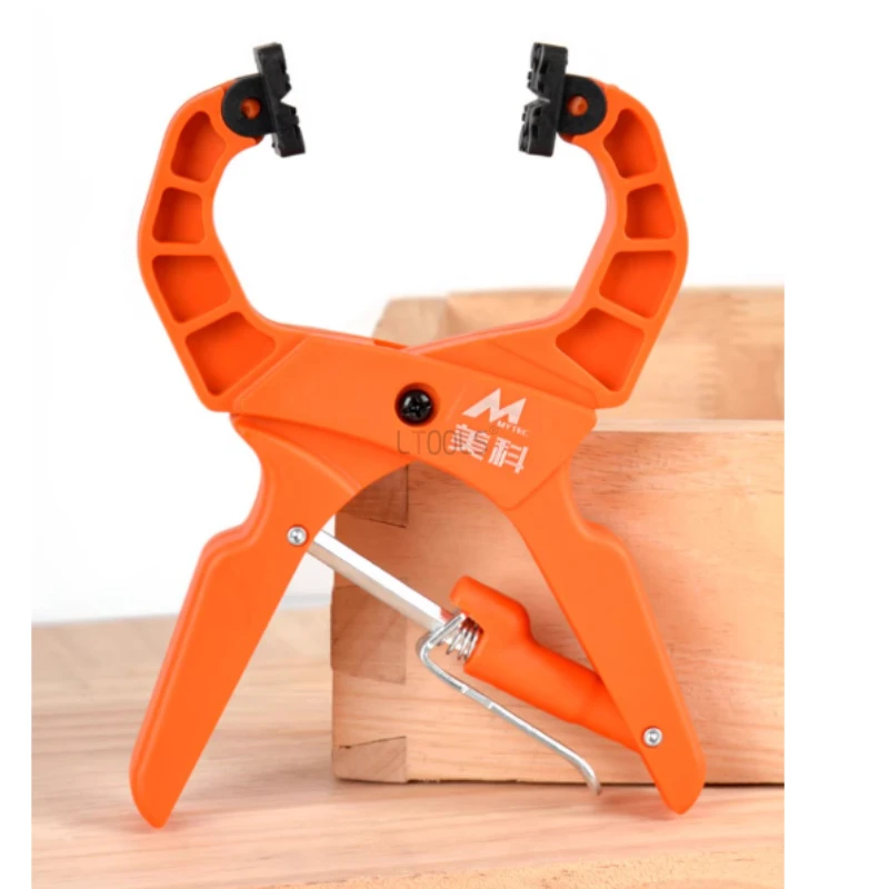 

2-дюймовый пружинный зажим для деревообработки, трещотка, регулируемая долговечная зажимная сила, открывающиеся зажимы, металлические пружинные зажимы, усиленная сила