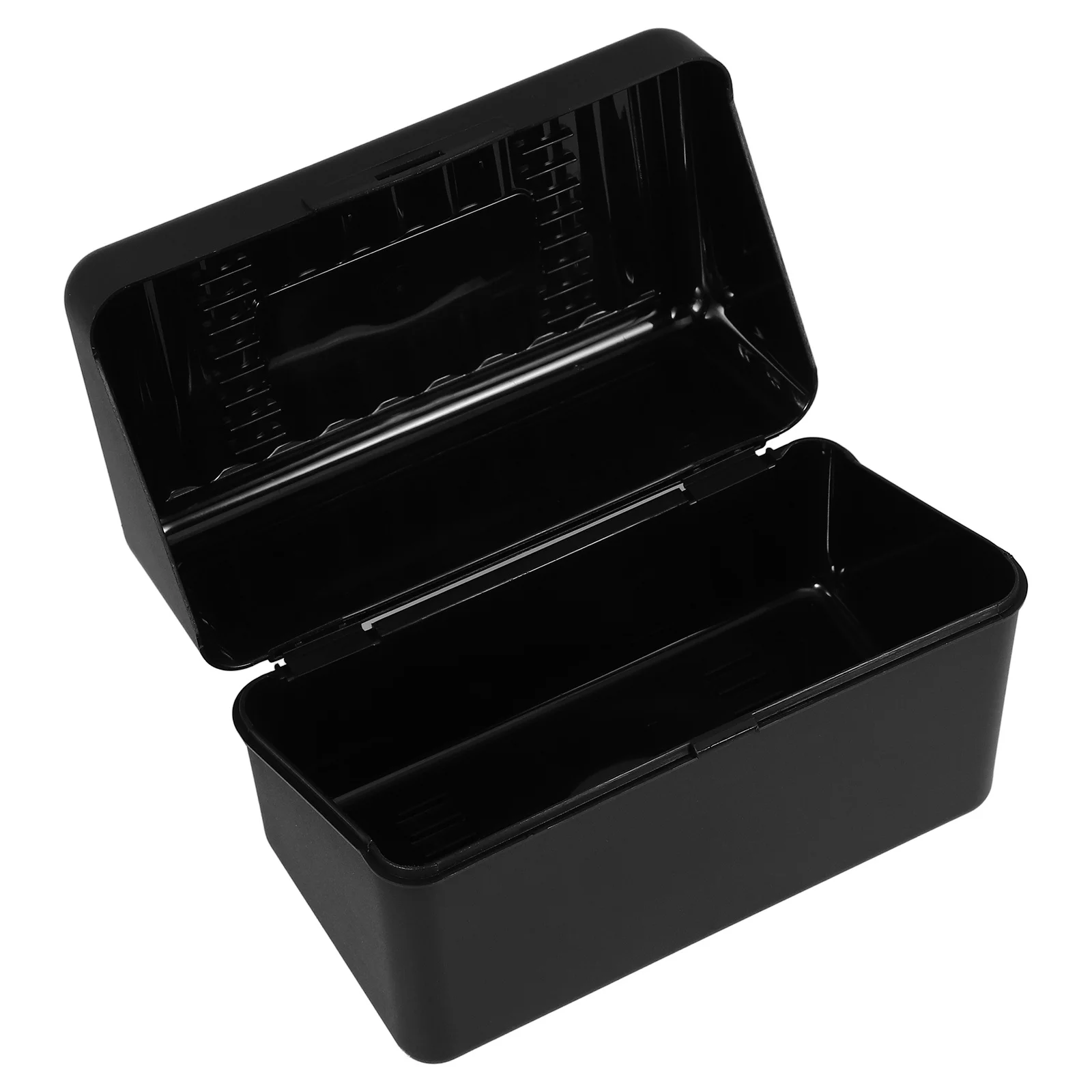 Index Card Box Portable Business Card Holder Desktop Organizer Office Cards Storage Case Multi-Function Client Recording Case