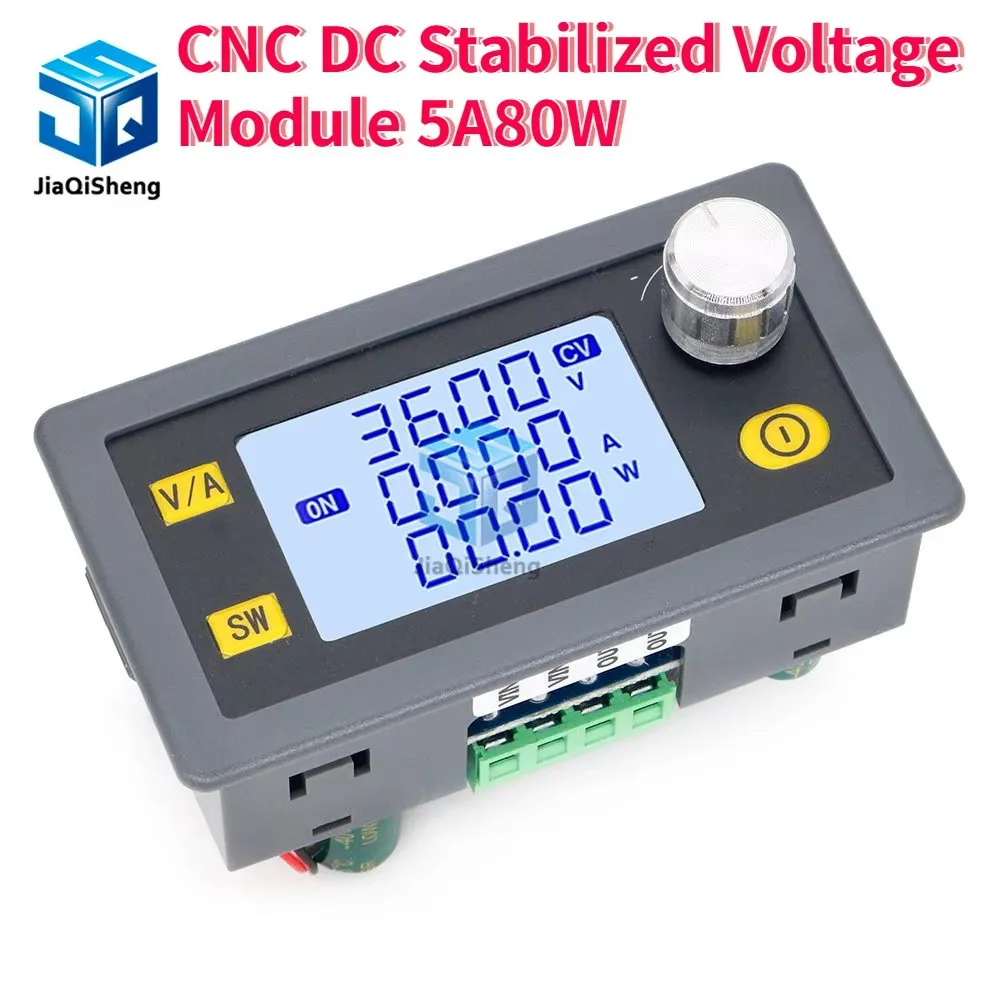 CNC DC voltage rise and fall adjustable voltage stabilizing power constant voltage constant current solar charging module 5A80W