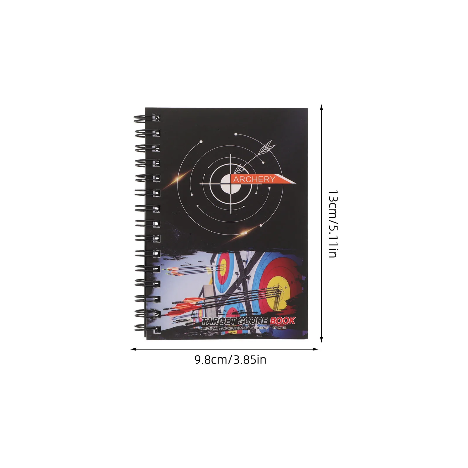 2Pcs Archery Score Book Precision Score Tracking Notebook with Clear Contrast Design for Archery Coaches Judges Teams Portable