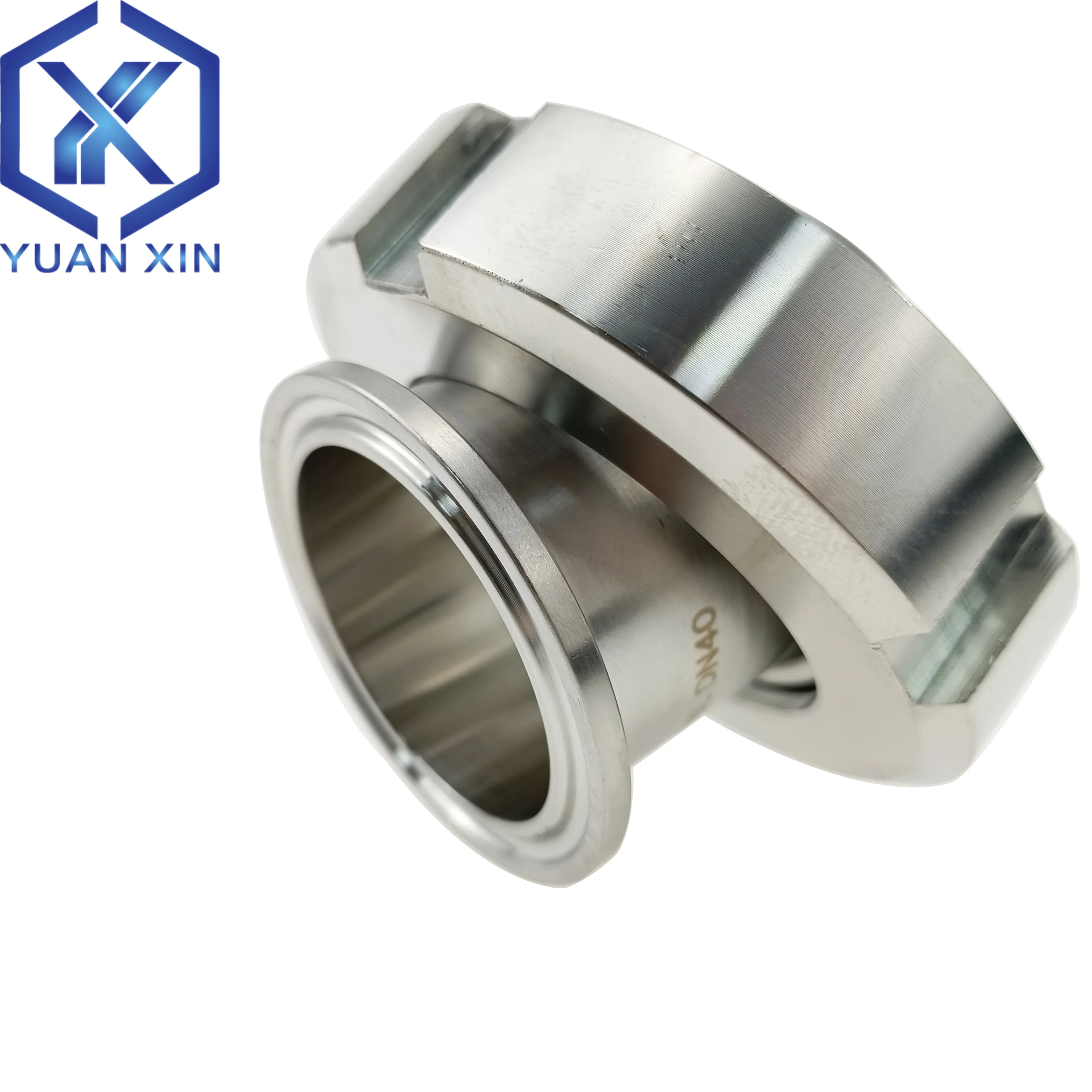 DIN11851 Schweißstecker auf Tri-Clamp-Adapter DN20 DN25 DN32 DN40 (TC 50,5 mm) Schweißlaufbuchse und Mutter x TC 1,5 Zoll Sanitärarmaturen – Detail 3