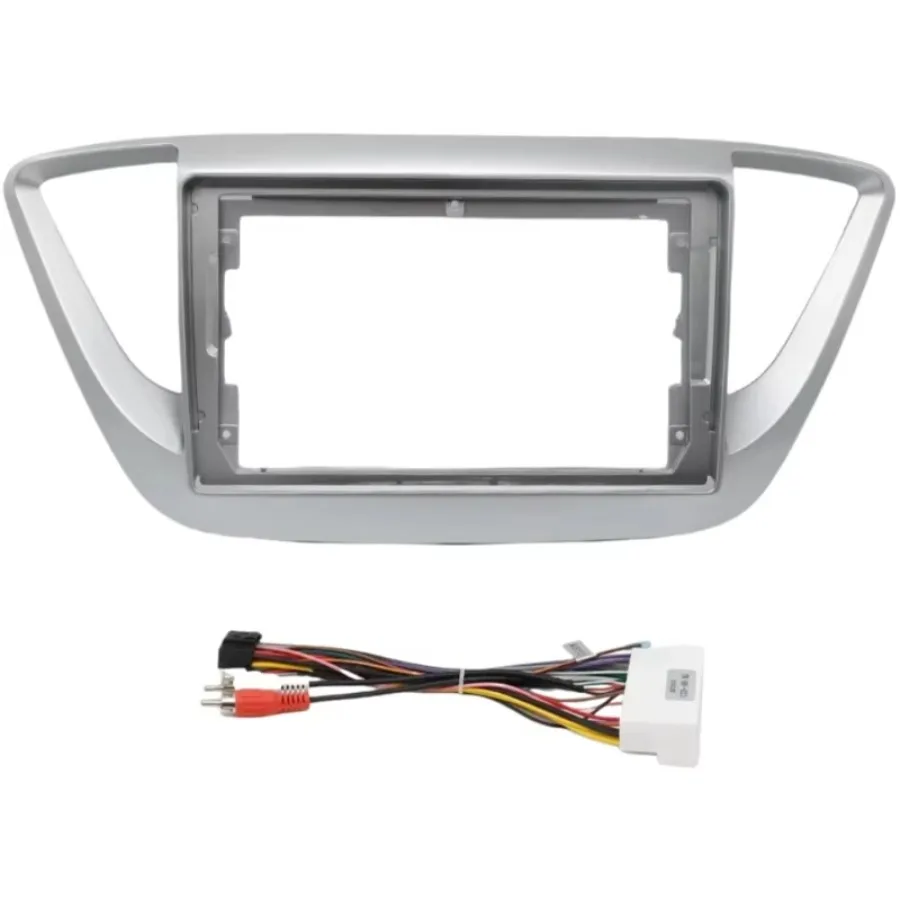 For Hyundai Solaris II Accent Verna 2017-2018 9 Inch Stereo Fascia Panel Car Radio Dash Mount Kit
