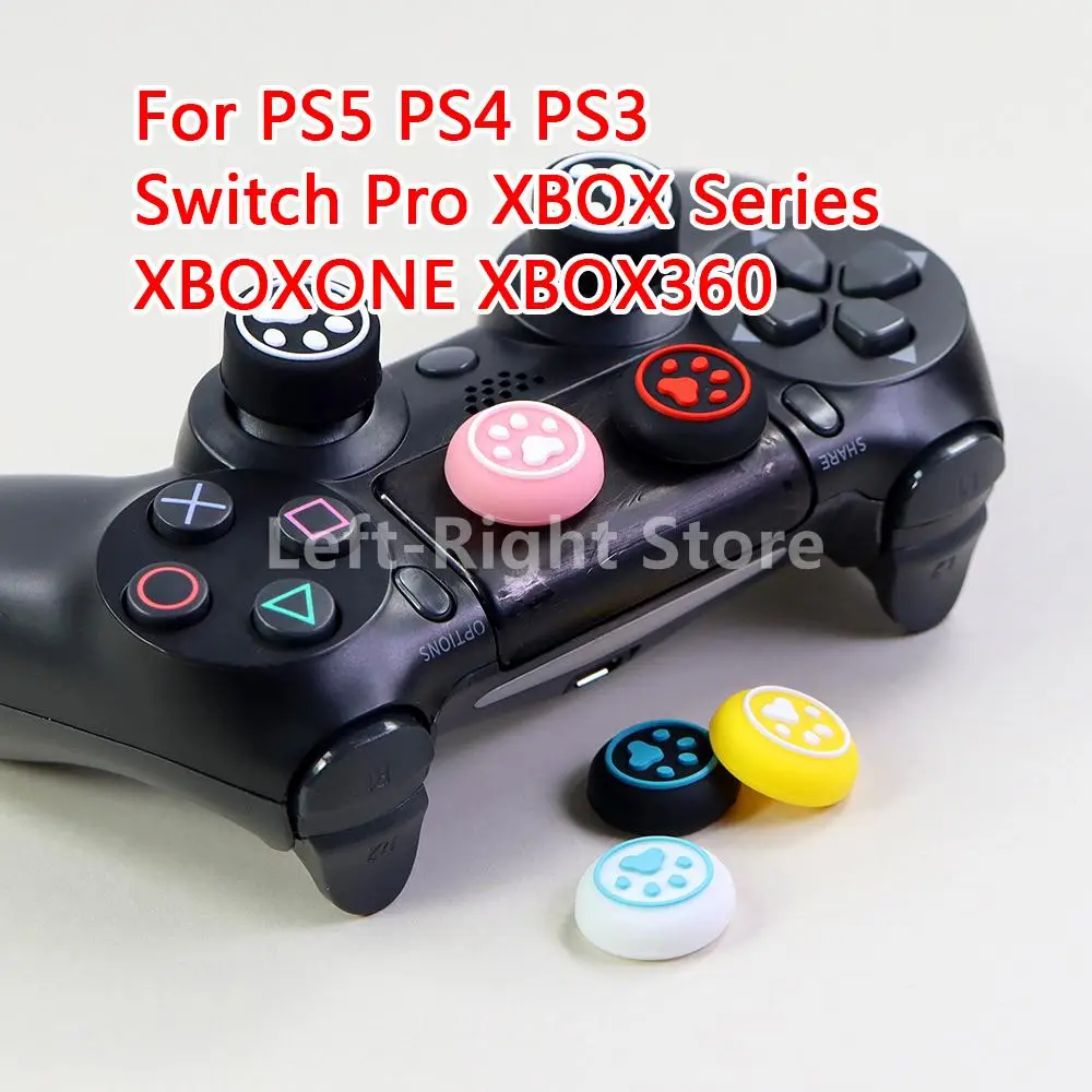 2 комплекта для PS5 PS4 PS3 Switch Pro XBOXSeries/ONE/360, высота, кошачья лапа, аналоговый контроллер, ручка для большого пальца, защитная крышка