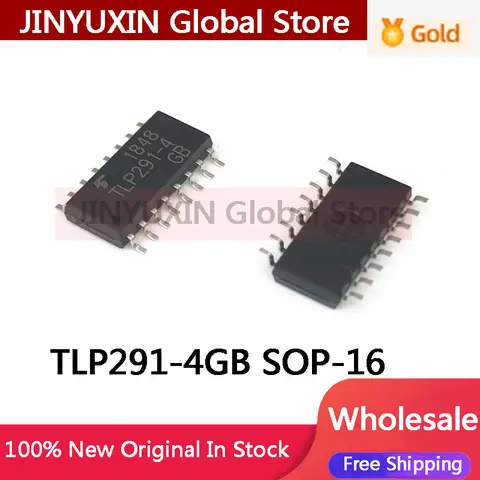 10-50Pcs TLP291 TLP291-4GB SOP-16  TLP291-4  IC in Stock Wholesale