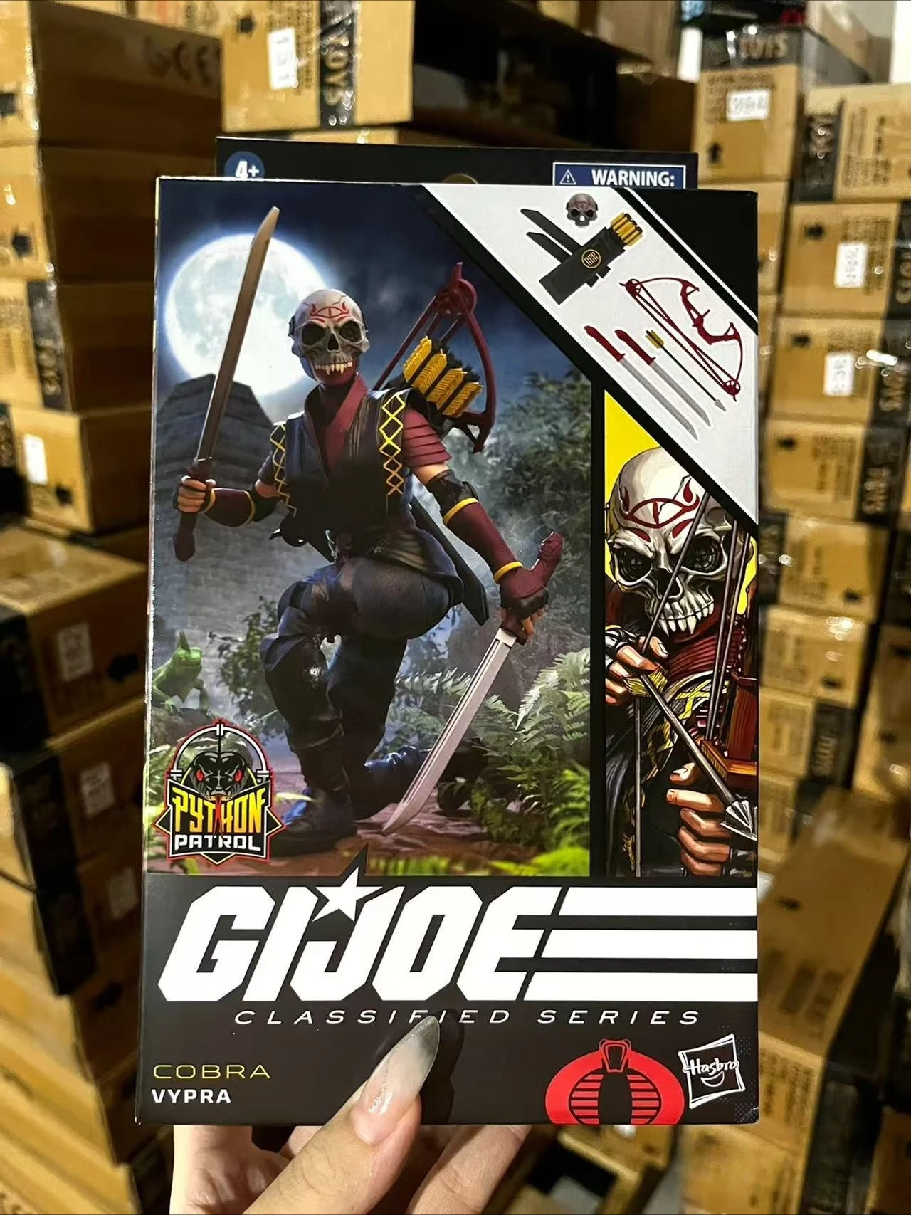 

Hasbro Спецназ G.I. Джо Python Patrol Женский ниндзя 6-дюймовый практический телефон