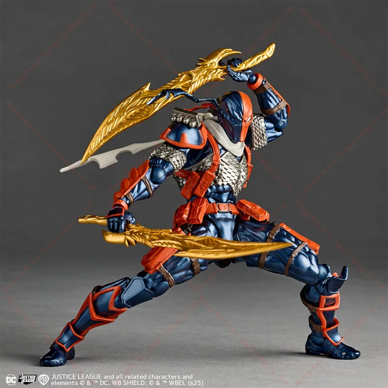 مجلة W KAIYODO Niesamowite Yamaguchi Revoltech Deathstroke Slade Wilson Wersja 1.5 Figurka Zabawkowy Model Present