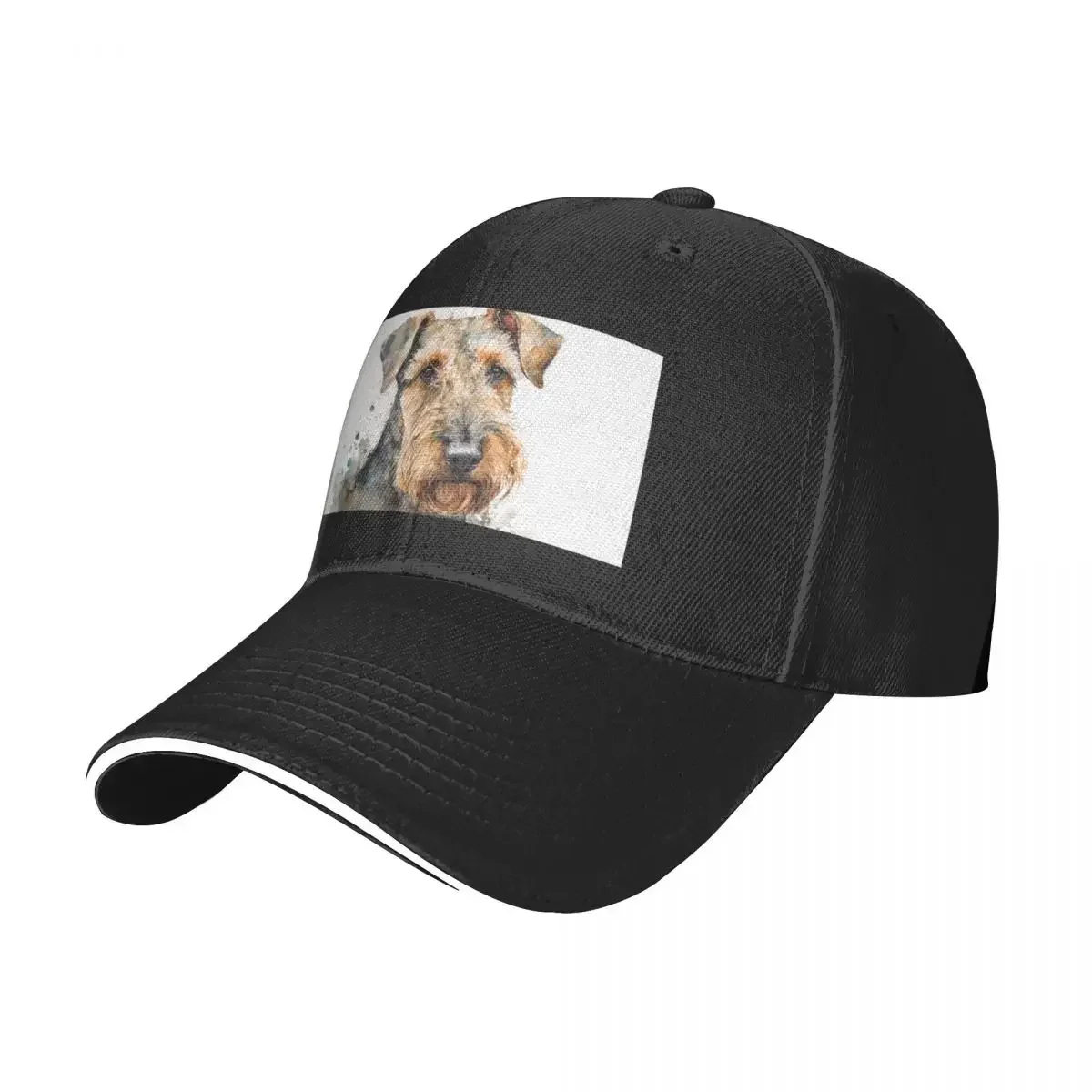 Artistic Watercolor of a Airedale Terrier Dog Baseball Cap Dropshipping tactical cap Women's Beach Outlet Men's