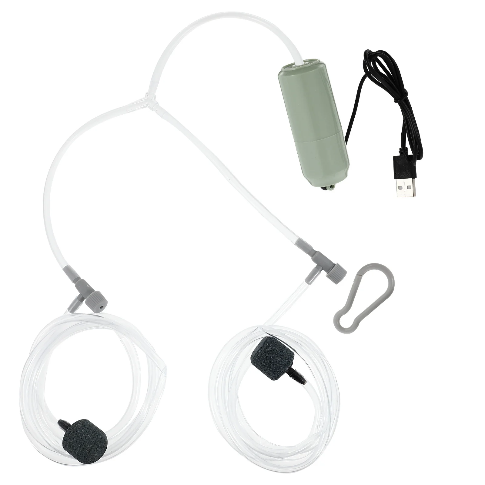 

1Set Premium Air Pump for Aquarium USB Oxygenation Tool Fish Tank Aerator Reliable Operation Simple Setup Indoor Outdoor