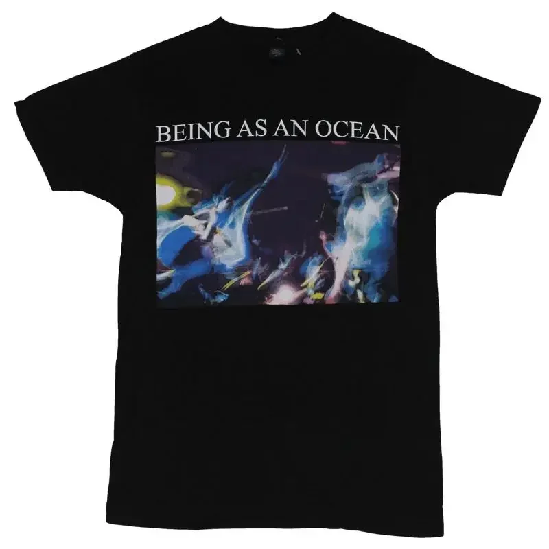 Being As An Ocean Mens T Shirt Ghostly Light Trailed Box Photo Image