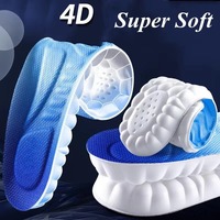 Latex Memory Foam Insoles for Women Men Soft Orthotic Foot Support Shoe Pads Breathable Sport Insole Comfort Arch Support