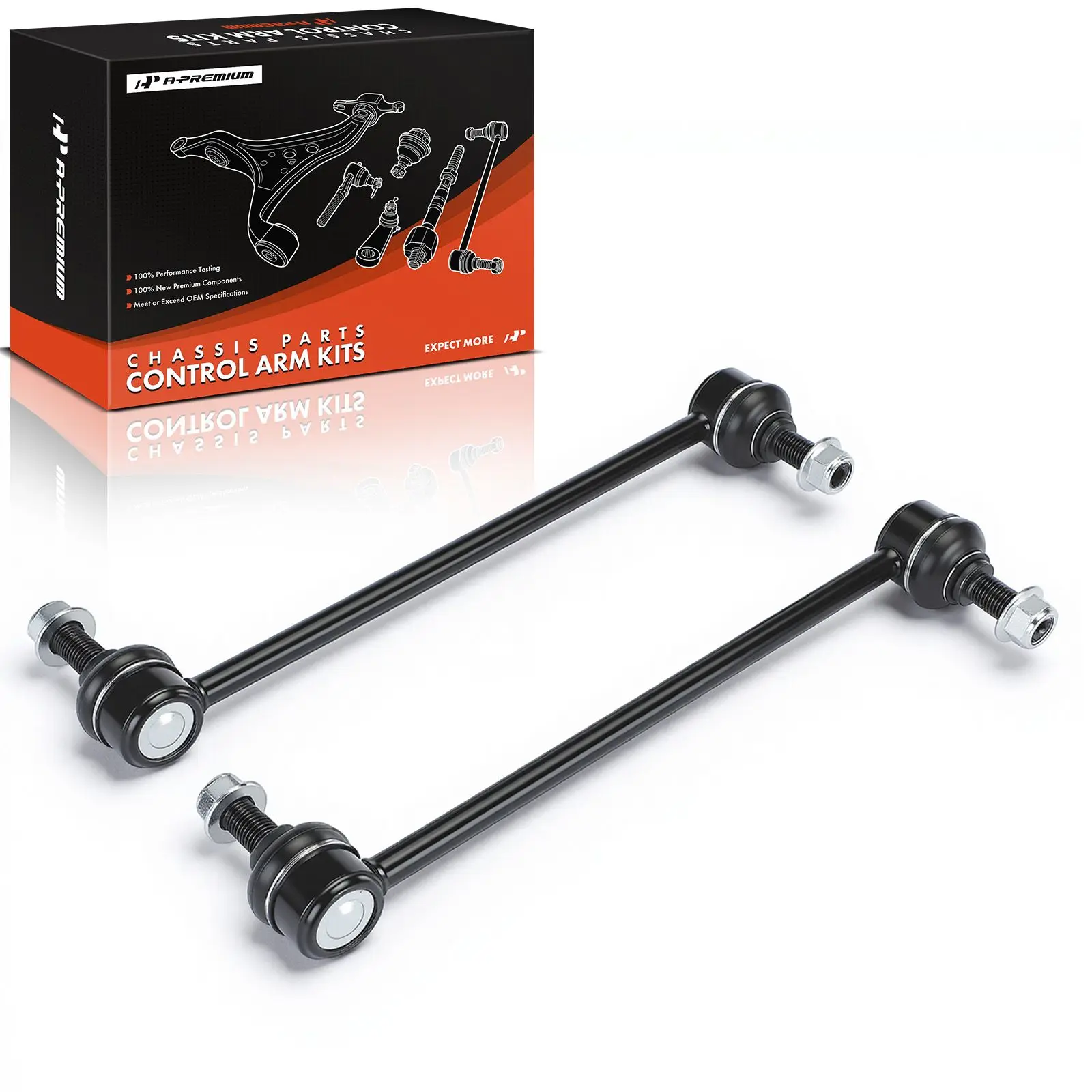 A-Premium 2x Front & Rear Sway Bar Link for Jeep Compass 2017-2023 Renegade 2015-2023 Fiat 500X 2016-2023 Dodge Hornet 2023