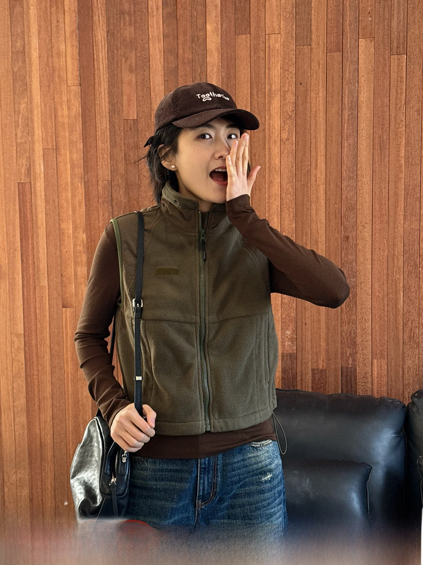 

Warm Fce Vest Langqing Military een Stand Collar Svel 2026 Spring Sle Layering Outerwear Polyester Women's Vest