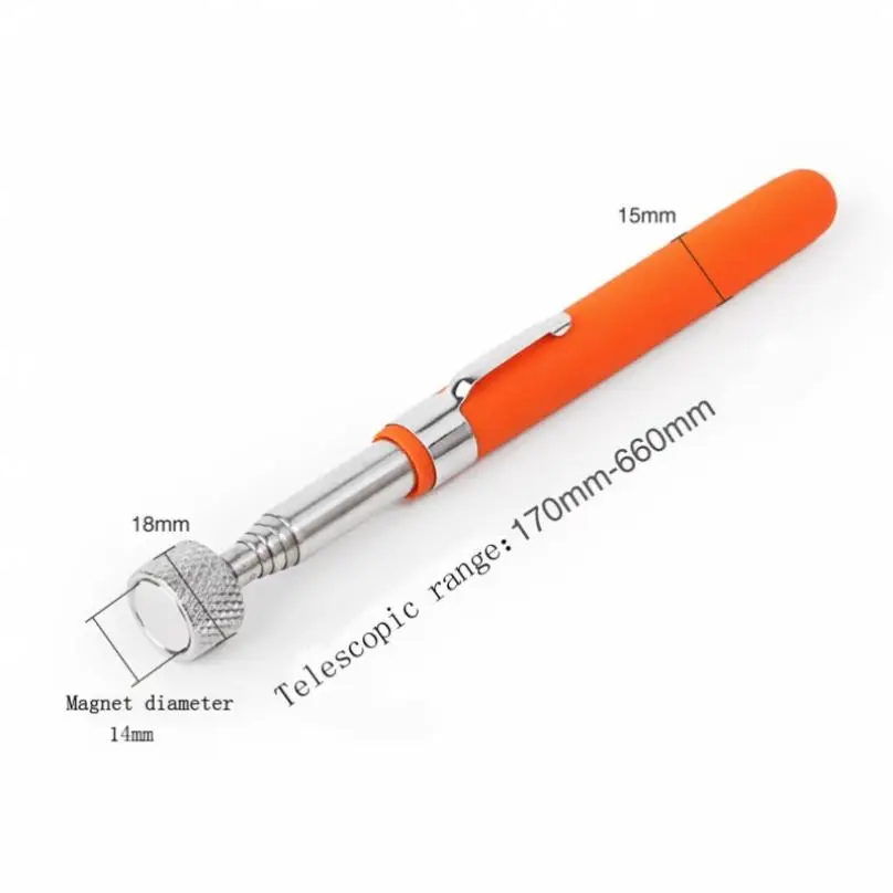 Pickup telescopico con ventosa 10LB con strumenti di prelievo con fibbia a penna