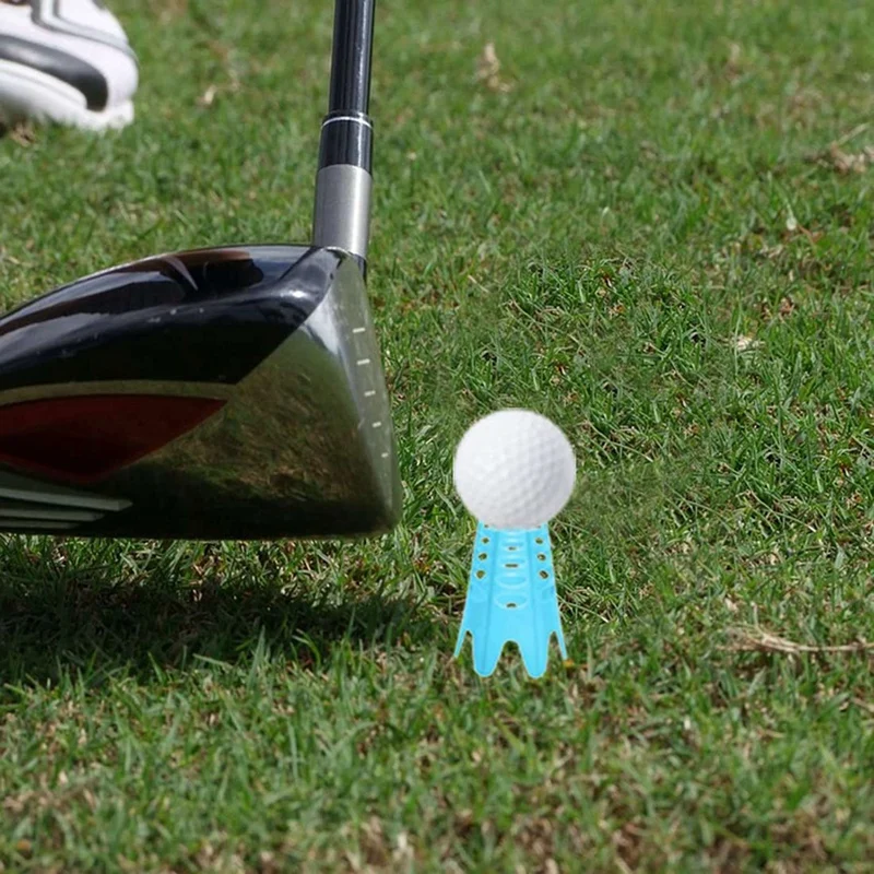 20Pcs Golf Mat Tees,Golf Simulator Tees,Practice Golf Tees For Driving Range,Home Golf Tees For Golf Training,Blue L