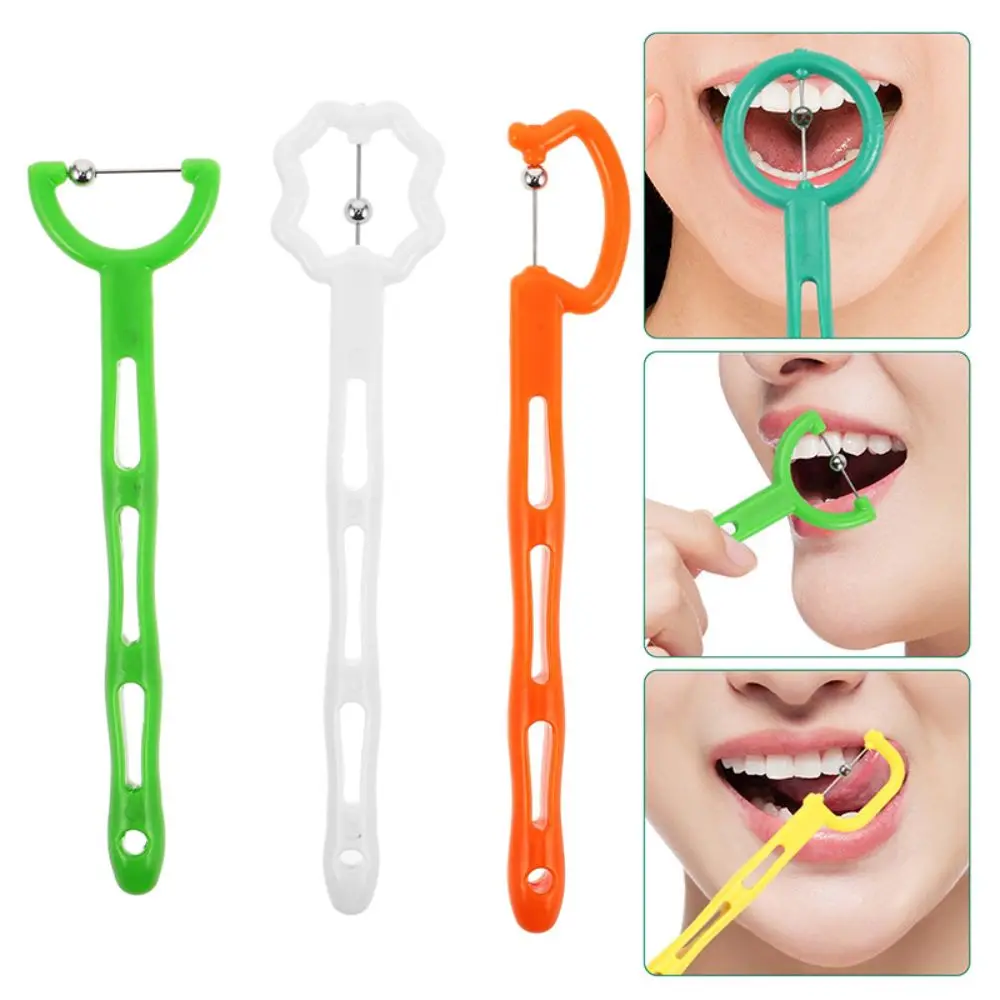 อุปกรณ์ฝึกกล้ามเนื้อปากและลิ้นแบบพกพา 3 ชิ้น ผลิตจากพลาสติกใหม่ ทนทาน ช่วยฝึกกล้ามเนื้อปากและลิ้นอย่างมีประสิทธิภาพ