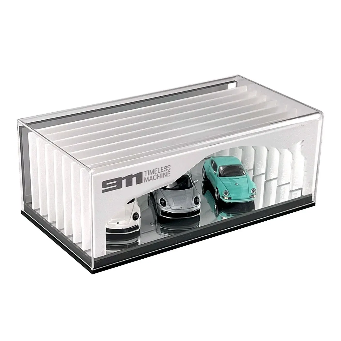 MOREART 1:64 CAR 911 display box time gallery high-end car model acrylic home collection