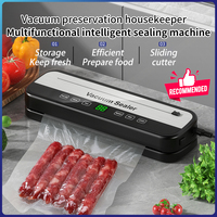 Electric Food Vacuum Sealer Dry Wet Food Sealing Packaging machine Kitchen Food Sealing Convenient Touch Key Built-in Cutter