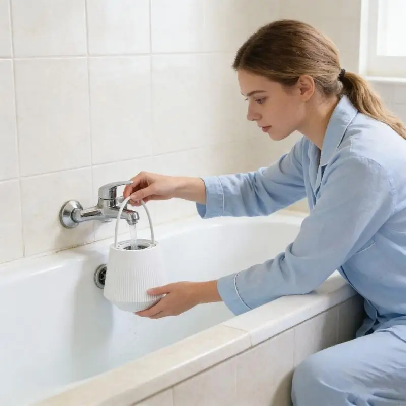  Widely Compatible Bath Shower Filter Quick Attachment System for Most Outlets Multiple Stage Filtration Clean Water