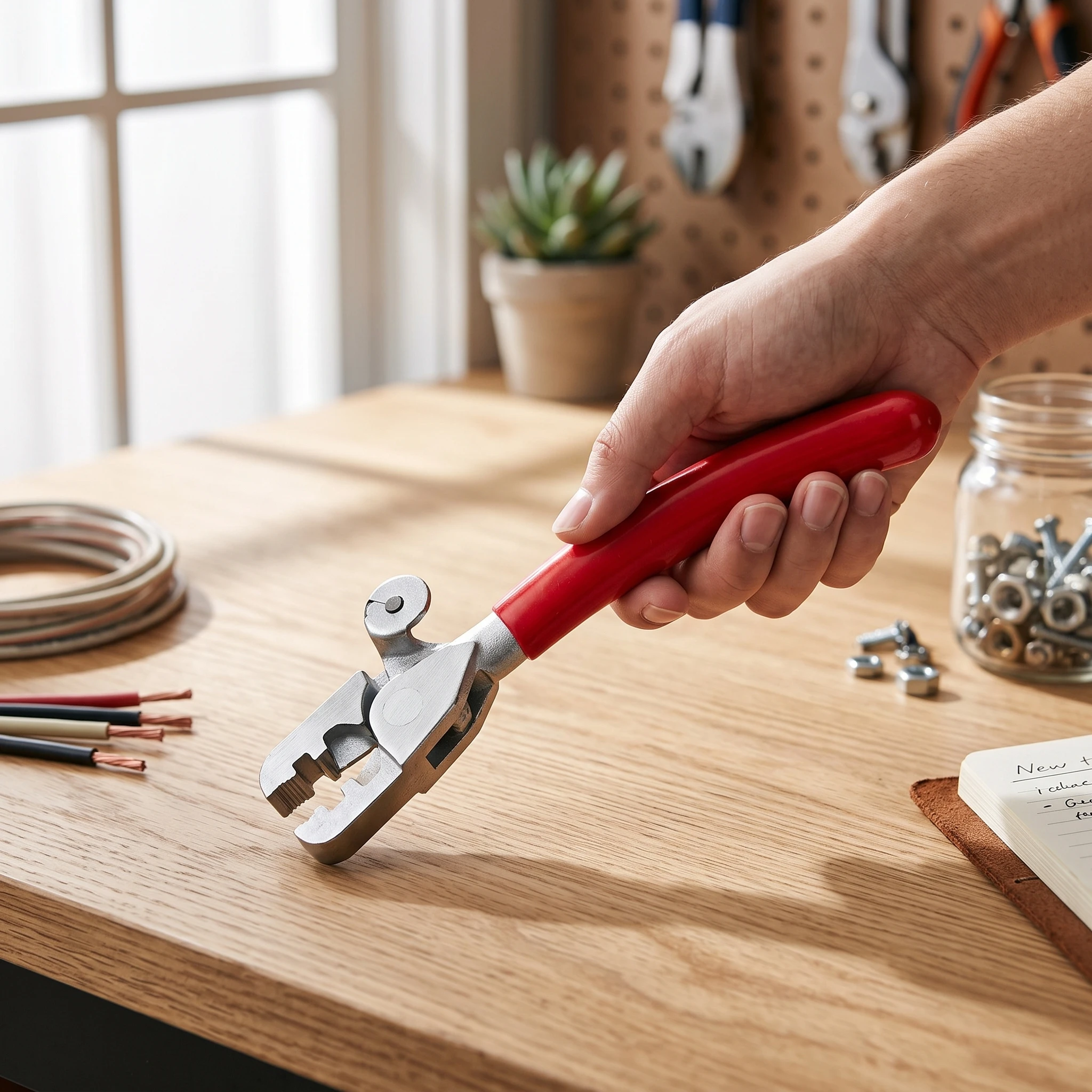 Hole Punch Plier Multi-Function Punch Plier Punching Tool Portable Pliers Sharp for Leathercrafters, Leatherworking