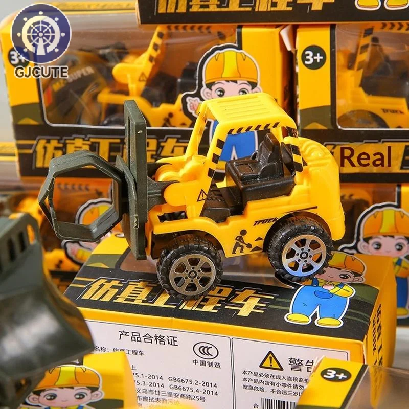 Inertial Driving Construction Truck Toy Small Excavator Plastic Dump Truck Toy Digger Vehicle For Children