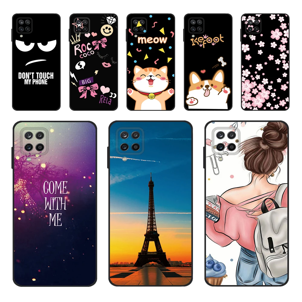 Для Samsung A12 Чехол Мягкий силиконовый чехол из ТПУ для Samsung Galaxy A12 Чехол Galaxy A12 A 12 SM-A125F a125f Coque Fundas