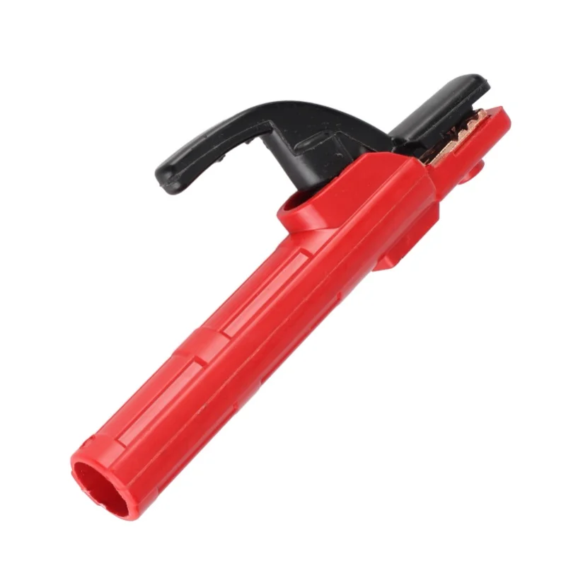 Electrode Clamp Copper Insulated Handle Welding Rod Holder Welder Repairing Tool