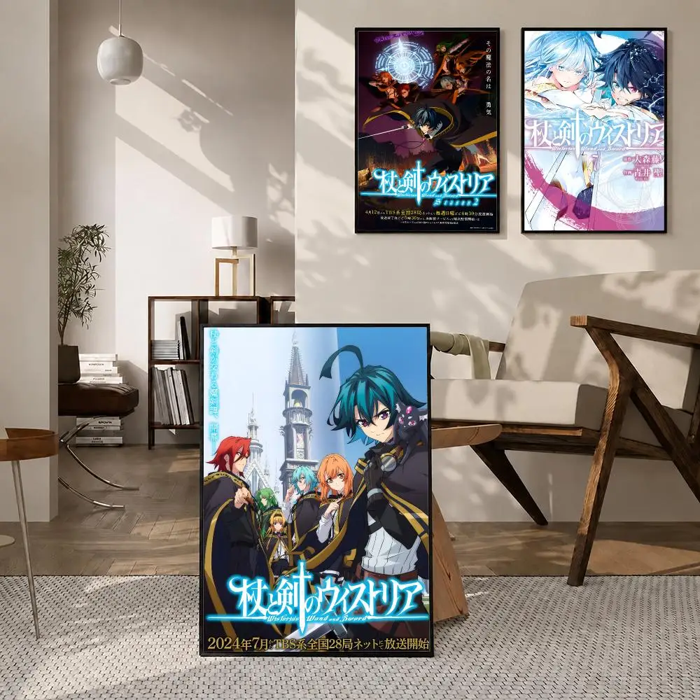 Manga Wistoria Wand and Sword Poster High-definition poster stickers, suitable for bedroom, living room, home decoration