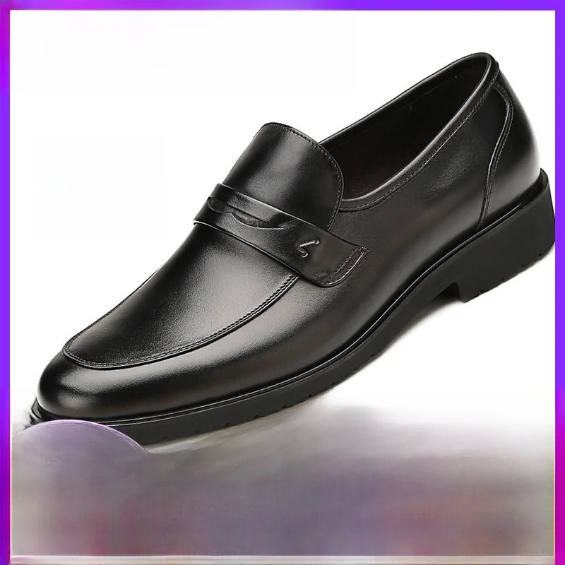 

Мужские повседневные туфли Satchi Dr. Oes Spring Business Casual из мягкой натуральной кожи, модные офисные лоферы с круглым носком