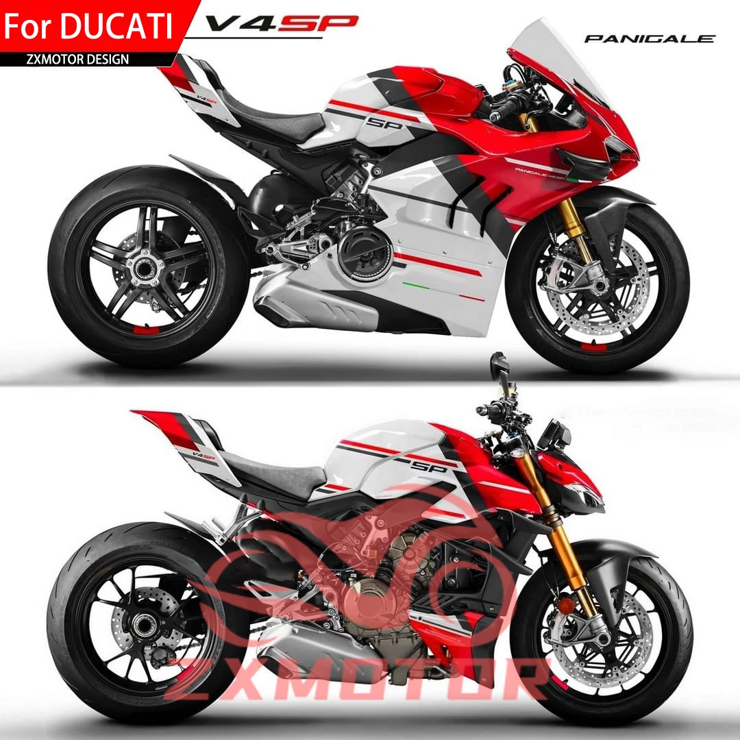 

Prime Fairing Set V4S 23 24 Aftermarket ABS Injection Motorcycle Fairings Panel Kit Bodywork for Ducati Panigaie V4 2023 2024