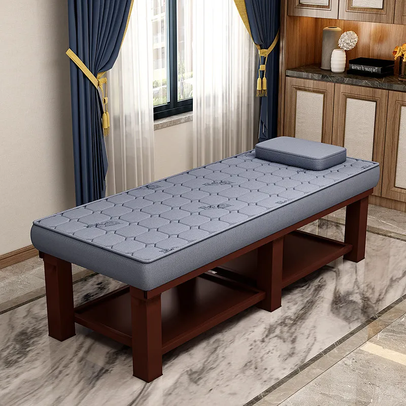 Wooden Spa Pedicure Massage Bed With Hairsalon Head Tattoo Massage Bed Beauty Institute Materasso Lashmaker Massage Furniture