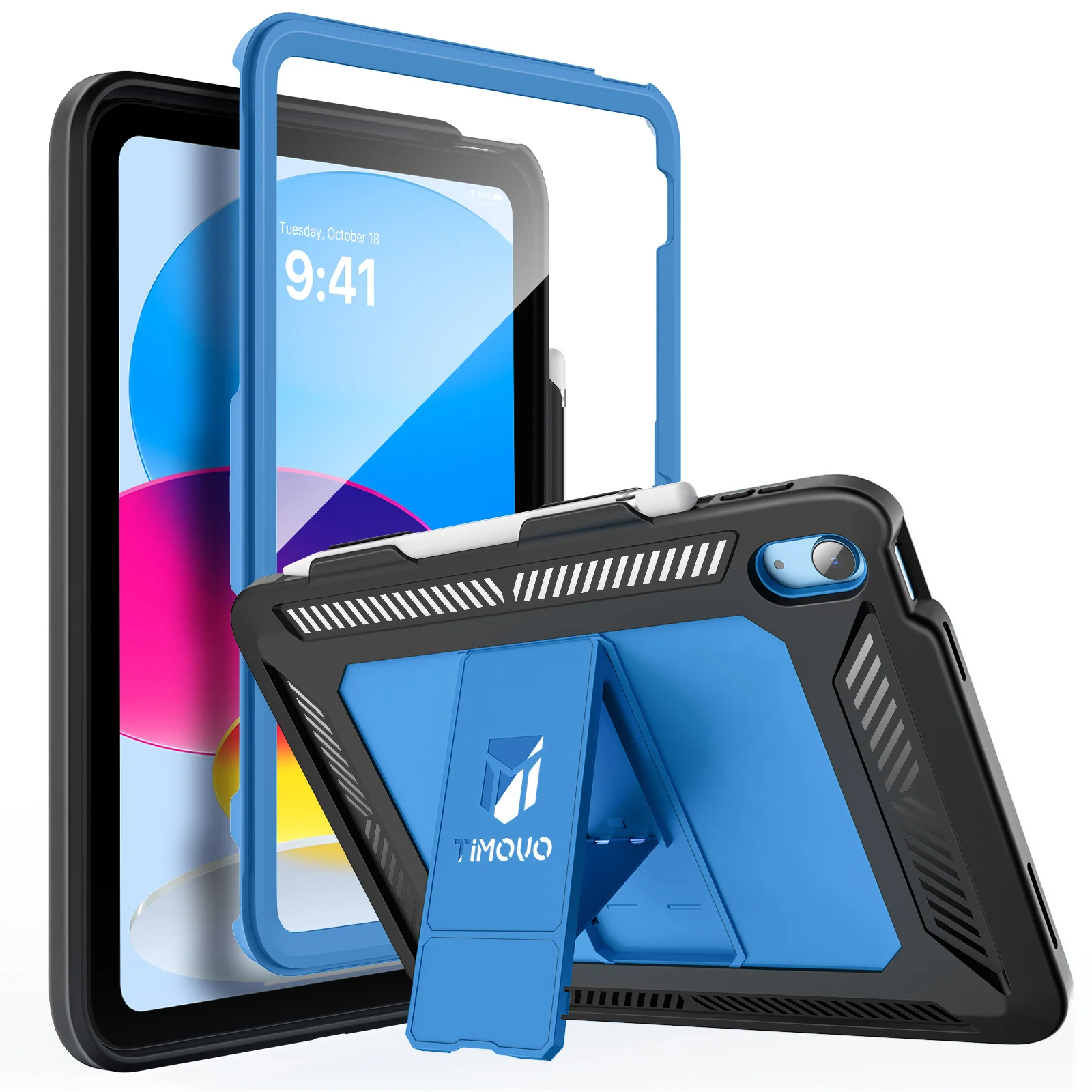 

Heavy Duty Shockproof Rugged Protective Cover for iPad (A16) 11th Generation 11 Inch 2025,iPad 10th Generation Case 2022