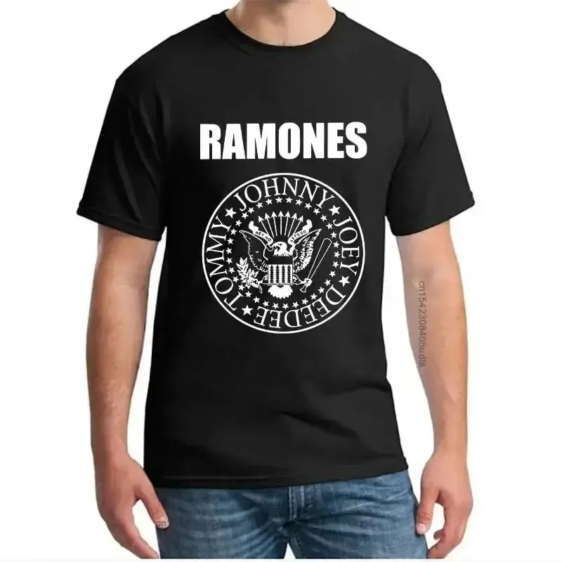 2024 Fghfg Ramone Seal Graphicmen's T-Shirt Punk Rock Fghfg Forest Hills Album Unisex Men Women T Shirt