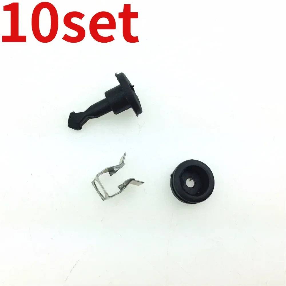 

For Passat B5 Auto Parts Engine Upper Plate Snap Screws Cover Plate Plastic Clips 10set