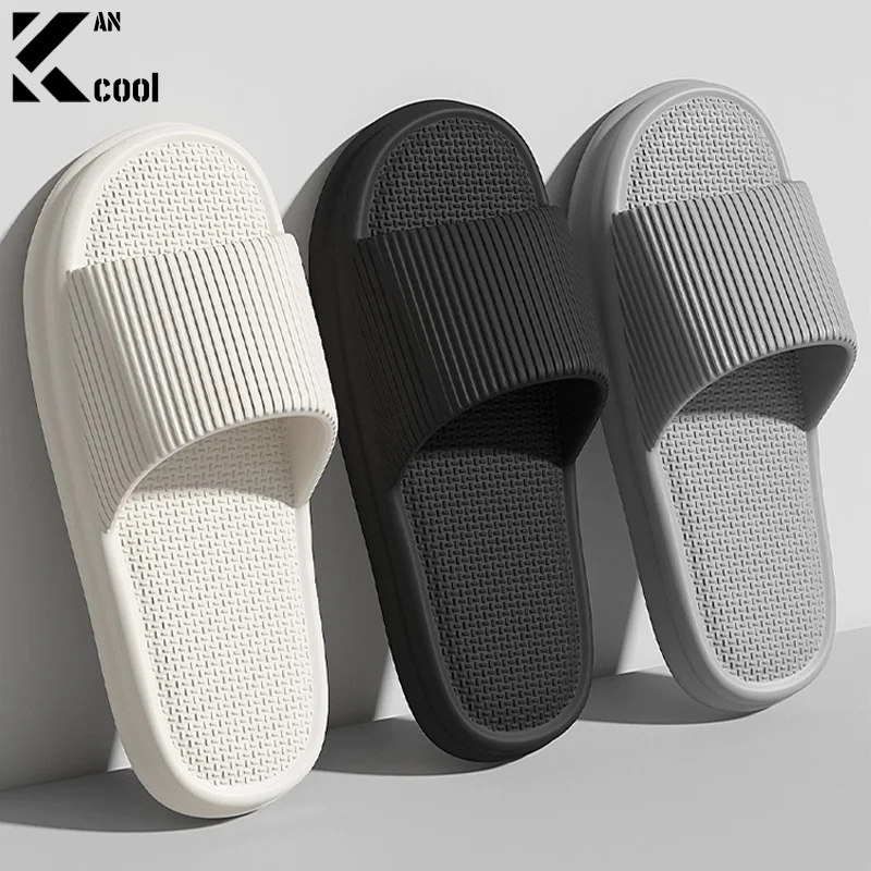 Casual Slippers For Men Shoes Flat Sandals Outdoor Slides Men Flip Flops Beach Shoes Man Women Slippers Indoor Bathroom Slides