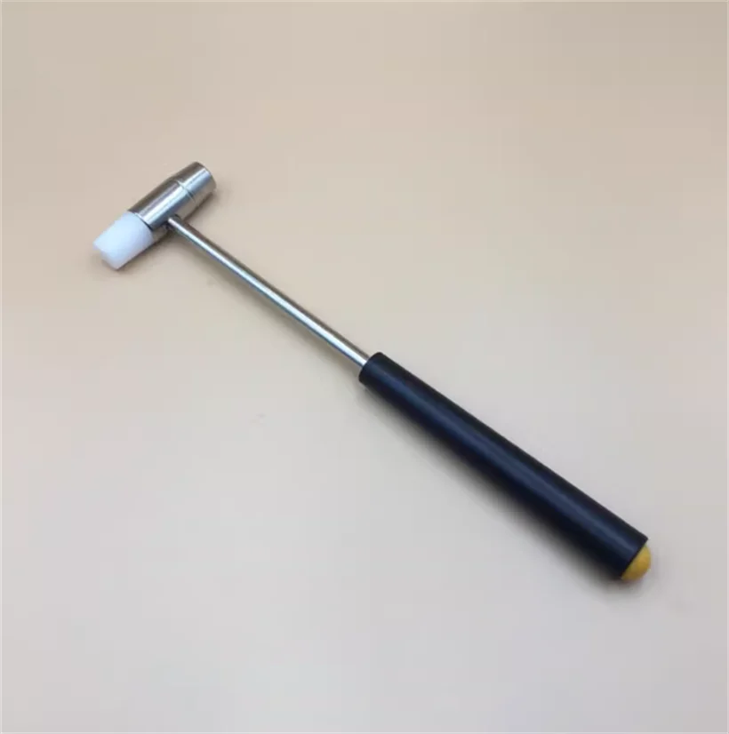 プラスチックハンドル付きソフトラバーハードハンマー,ダブルユース,ブラックハンドル,小さなハンマー,テーブル修理ツール