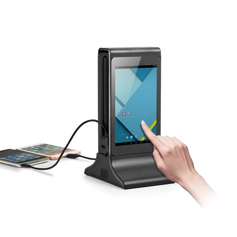 

Touch Display Android Table Signage Lcd Screen Battery Chargeable Restaurant bar Table Display for Advertising