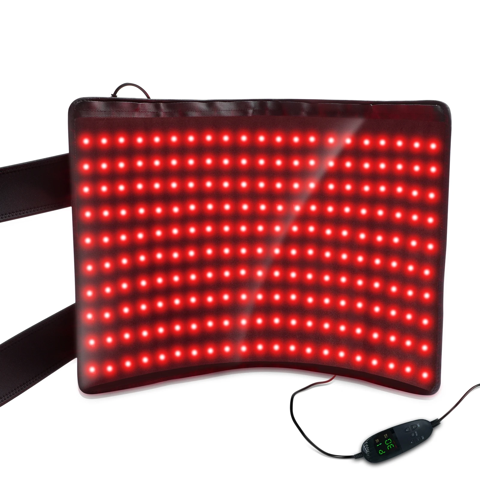 LOVTRAVEL 210pcs Leds 660nm And 850nm Red Light Therapy Pad Infrared Heating Slimming Wrap For Muscle Pain Relief Fat Burning