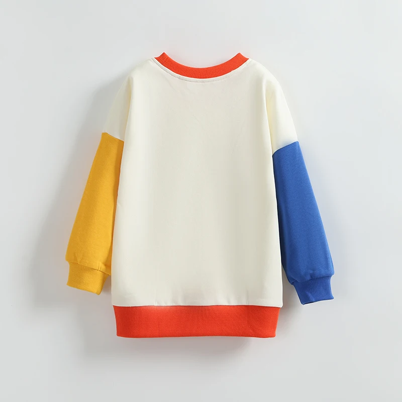 Little maven Children's Clothing Baby Boys Kids Clothes 2026 Autumn Spring New Cartoon Tractor Infants Sweatshirts Hoodie