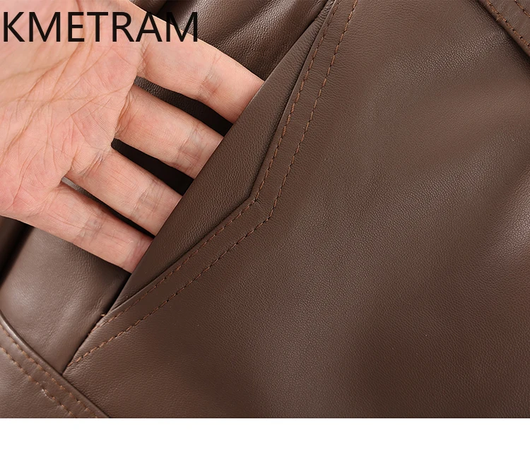 100% strato superiore giacche di pelle di pecora donna vintage giacca corta in vera pelle 2025 Nuovo in capispalla autunno abbigliamento donna arrivoات