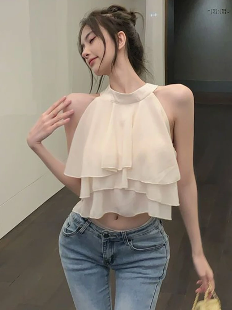 Blouses Women Ruffles Solid Sweet Temperament Special New Korean Style Simple Daily All-match Ladies Creativity Classics Tender