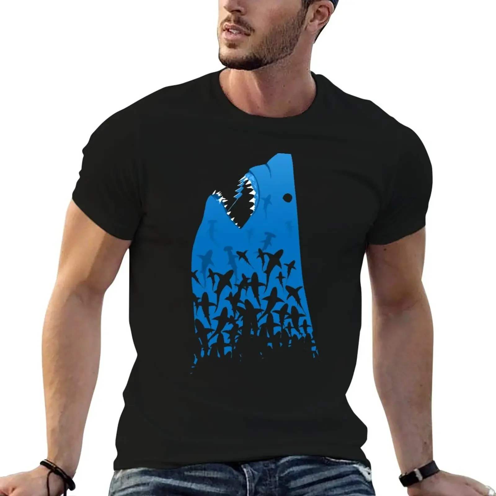 

Megalodon T-Shirt graphic shirts Aesthetic clothing valentines clothes Personalized t-shirt mens designer t shirt