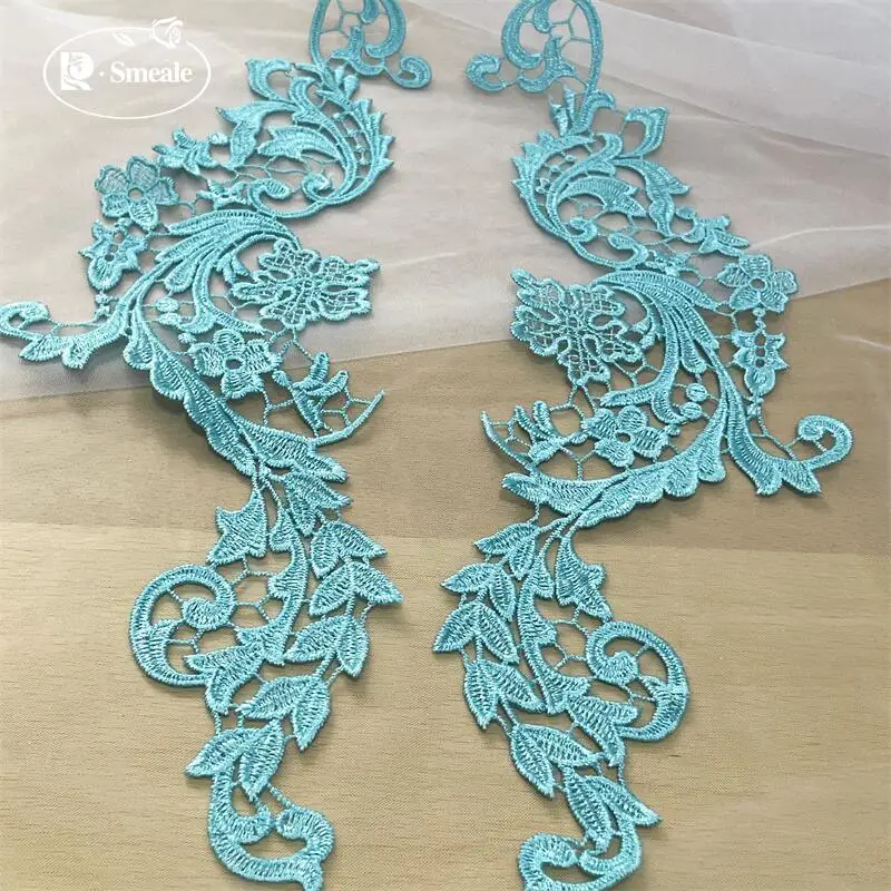 Europäischer Stil, wasserlösliche Spitzenstickerei für Hochzeitskleider, Bildapplikation, handgefertigte DIY-Spitzenkleidungszubehörteile – Detail 12