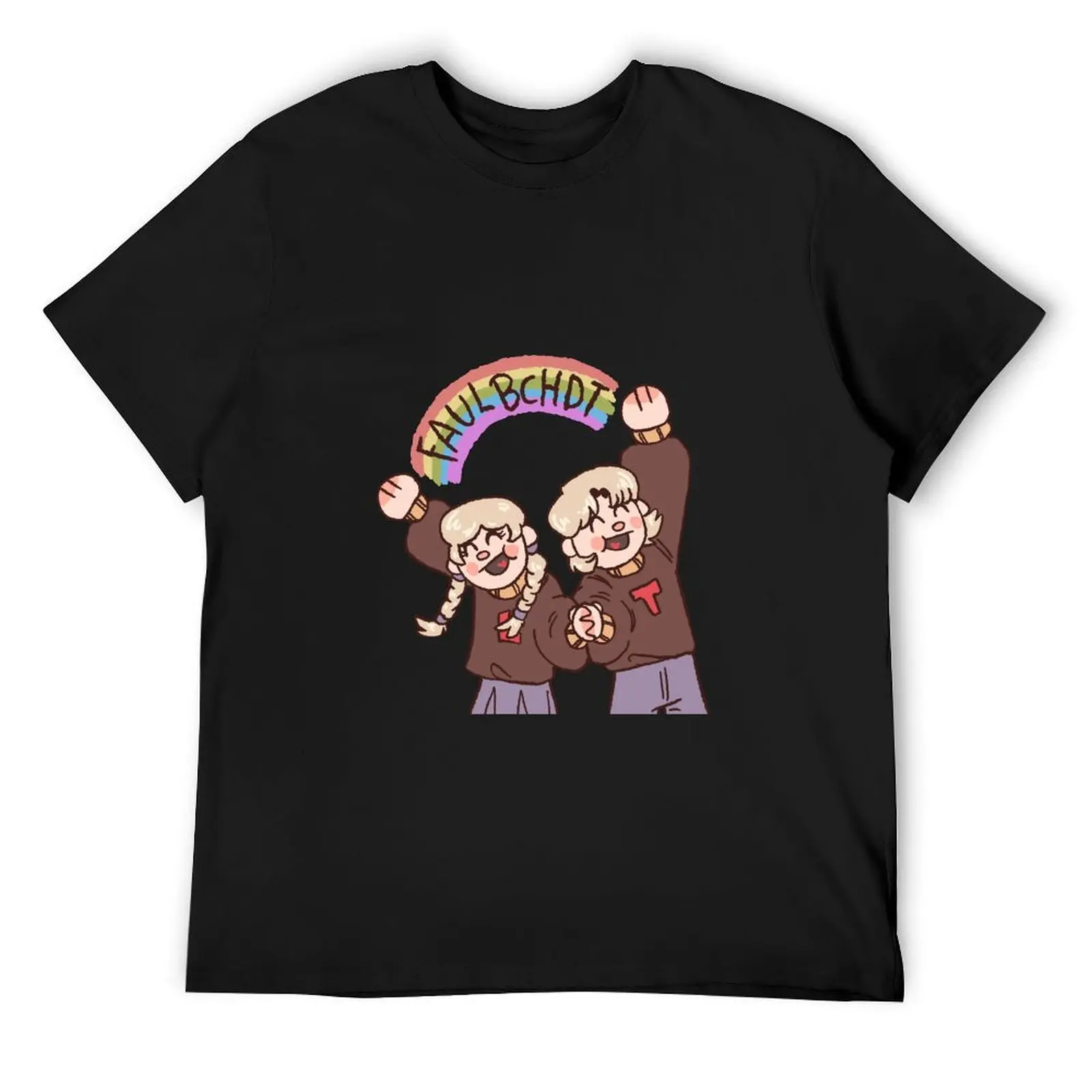

DHMIS - Lily and Todney FAULBCHDT T-Shirt valentines clothes Luxury man blue lock plus size tops plain black t shirts men
