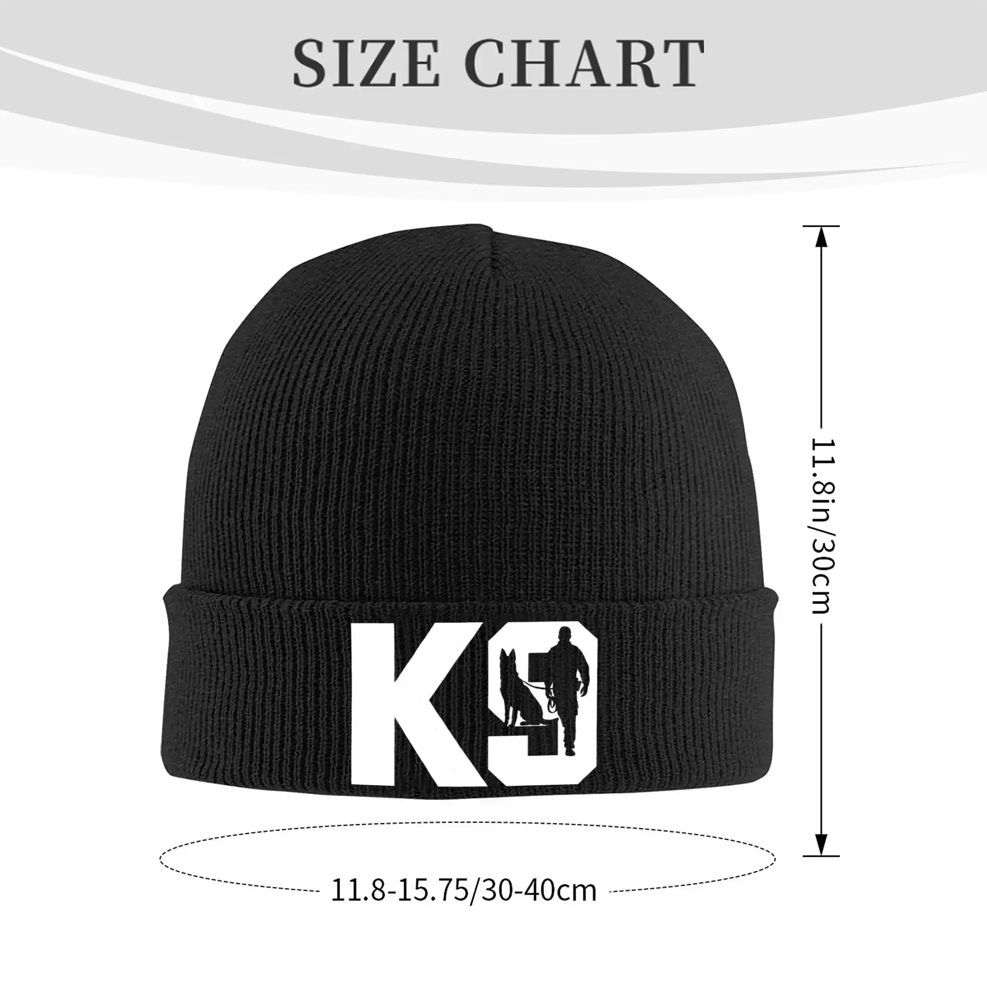 Unisex Beanie Hat K9 Team Dog Merch Winter Skull Knitted Hat Cap  Bonnet Hats