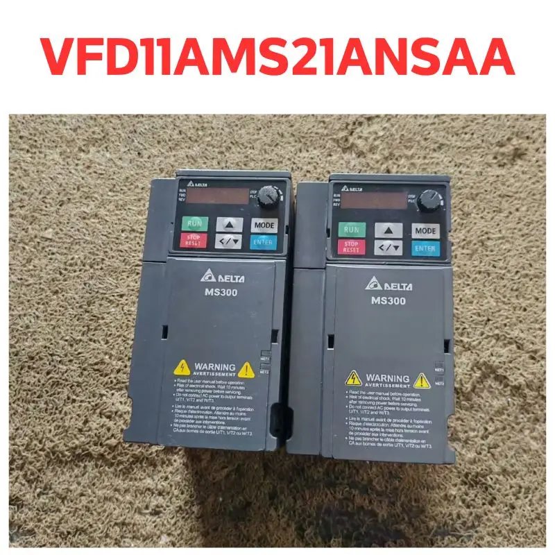 

90% new, Delta inverter, VFD11AMS21ANSAA， Beautiful condition, well tested, fast delivery